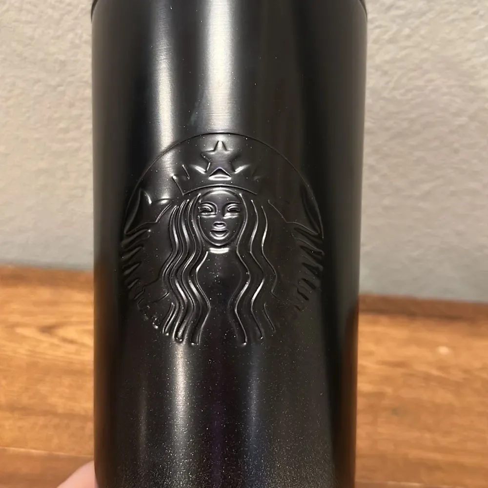 Starbucks Walt Disney World 50th Anniversary Black &‎ Gold Tumbler New in Box